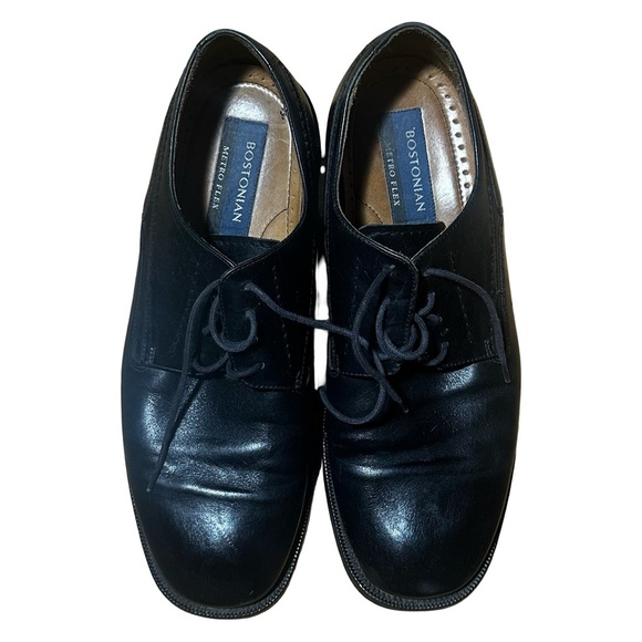 Bostonian Metro Flex Men’s Dress Shoes 9.5 Leather Made in Italy - Picture 1 of 5